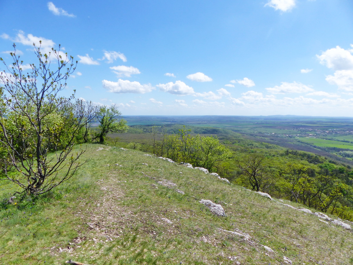Itt már szinte a csúcson állok