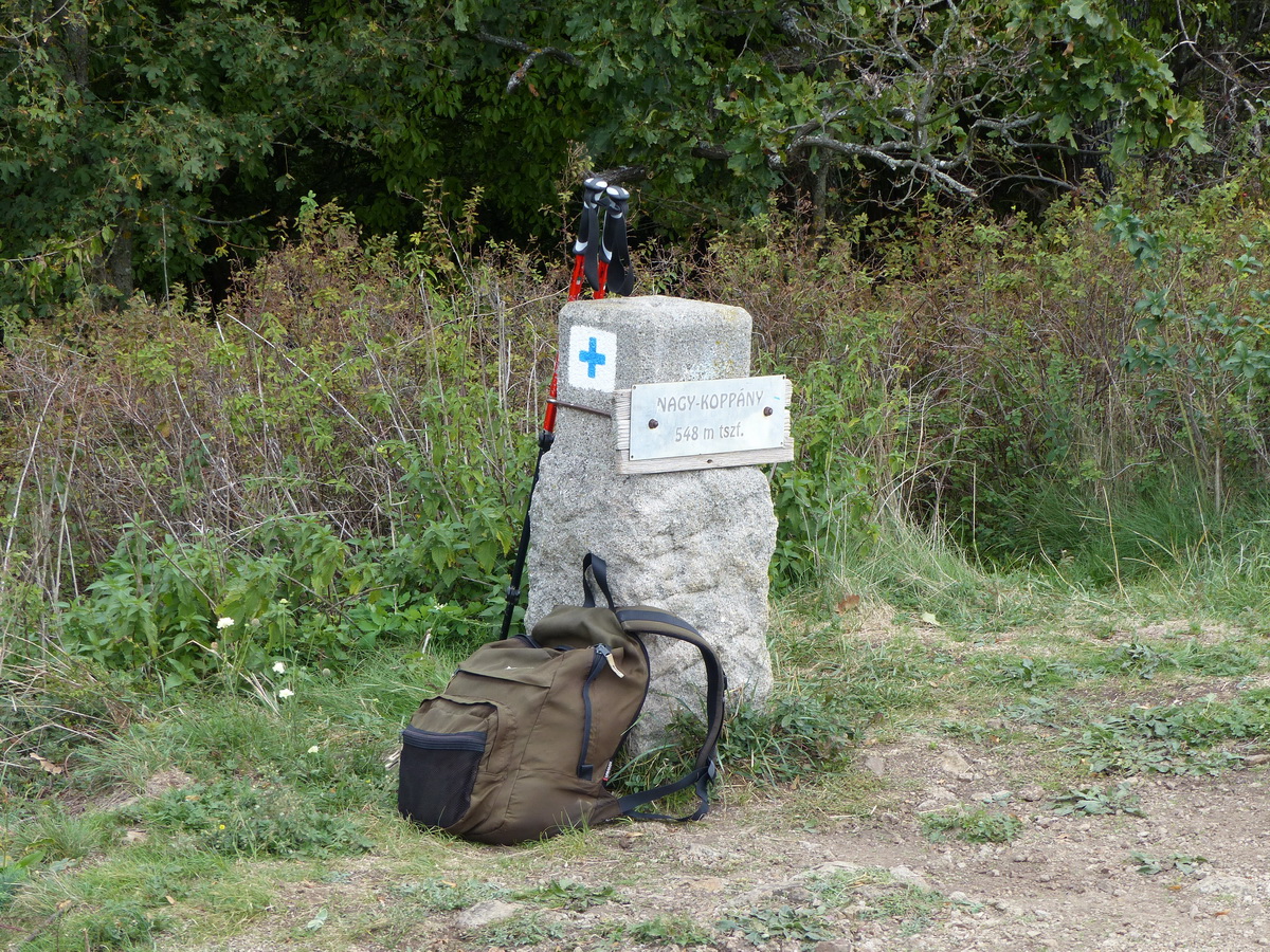 Ez pedig már a Nagy-Koppány csúcsköve