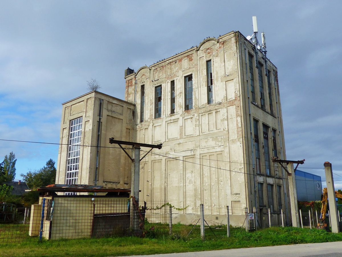 A régi villamos alállomás épülete