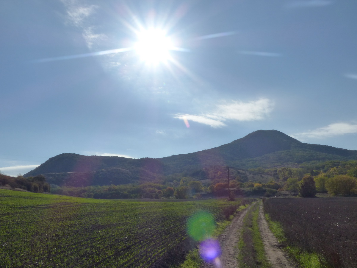 És újra a Nagy-Gete, most éppen nappal szemben
