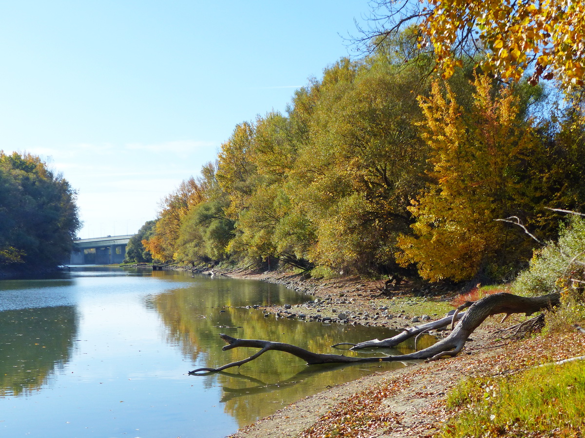 A távolban feltűnt az M0 autópálya hídja
