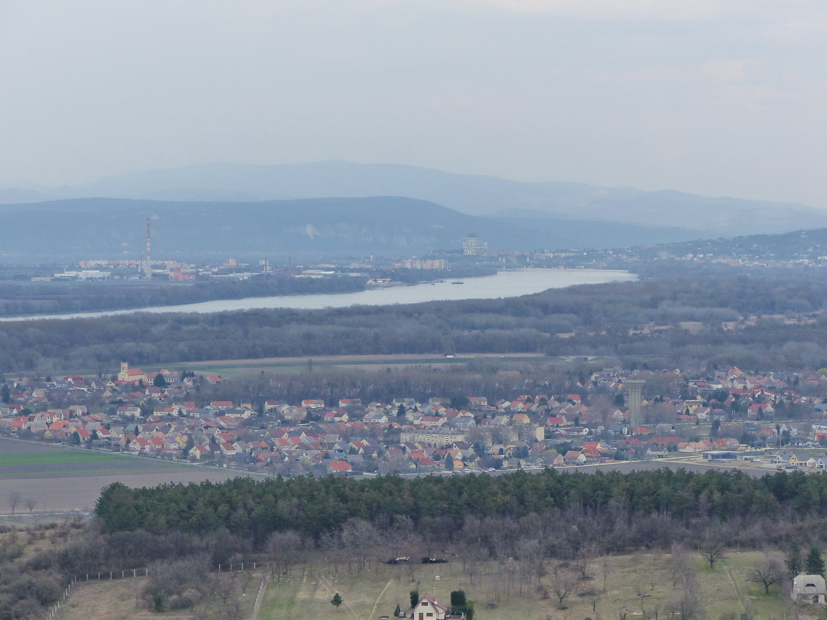 A Kőszikláról is látszik Esztergom!