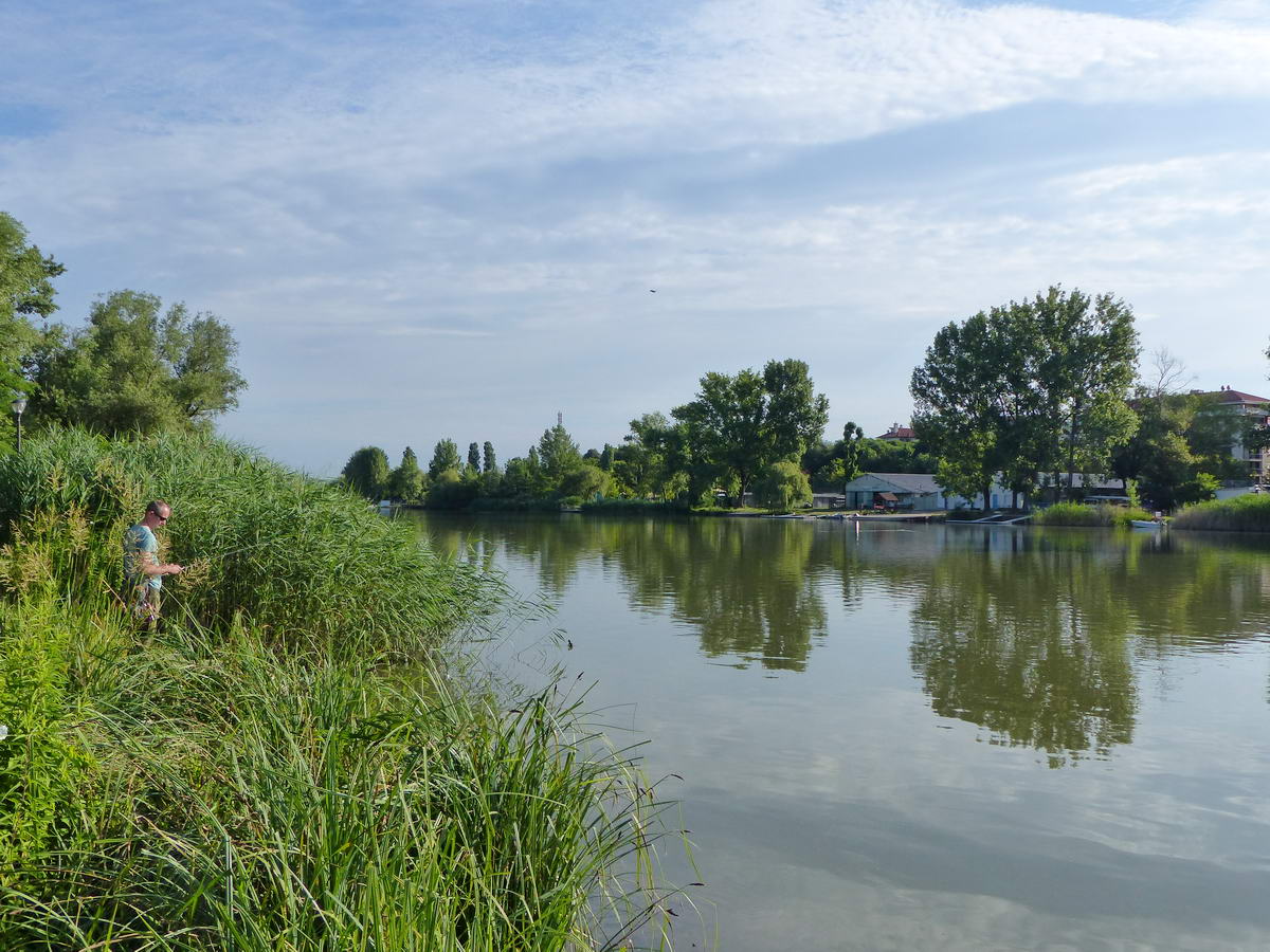 Újabb kilátás a sétányról a Duna-ágra