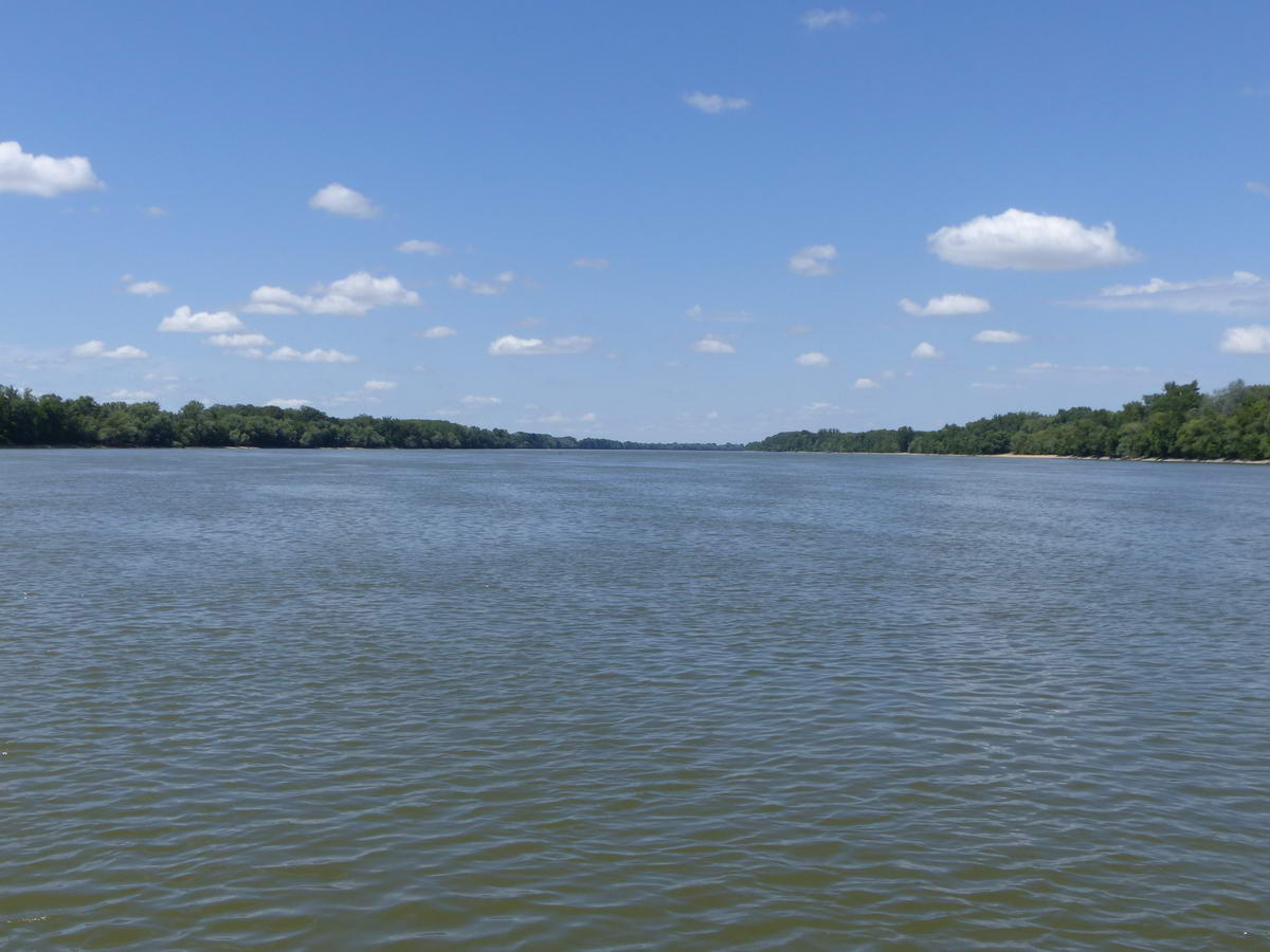 A Nagy-Duna látképe a kompról