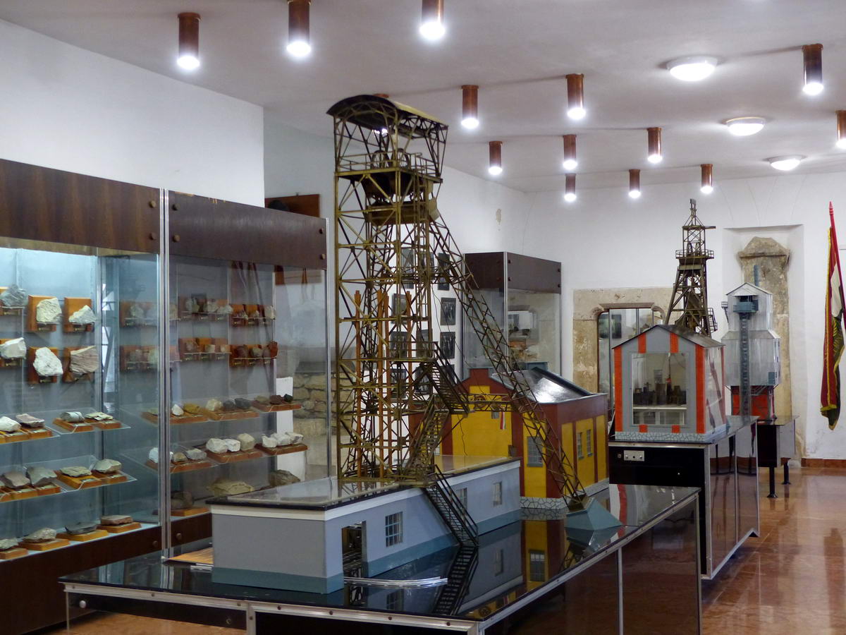 A várban egy bányászati kiállítás is megtekinthető