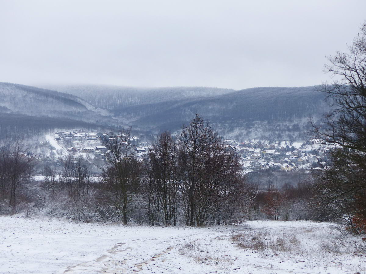 Egy utolsó pillantás Pilisszentkeresztre, mielőtt elnyelt volna az erdő