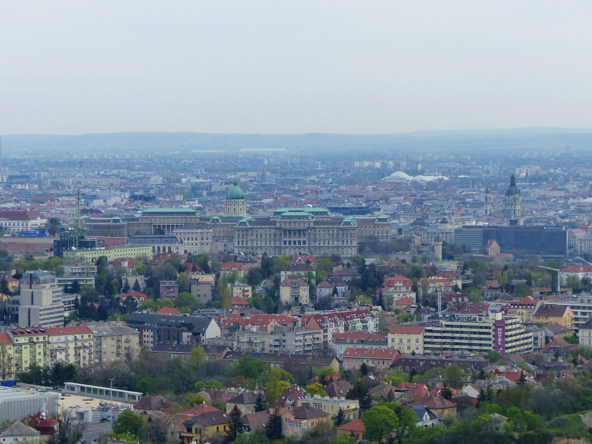 A Budai Vár látképe nyugat felől