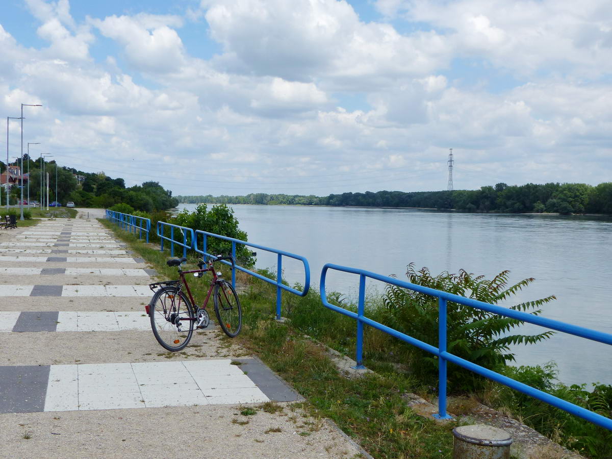 A túra vége felé legurultam az ercsi Duna-partra