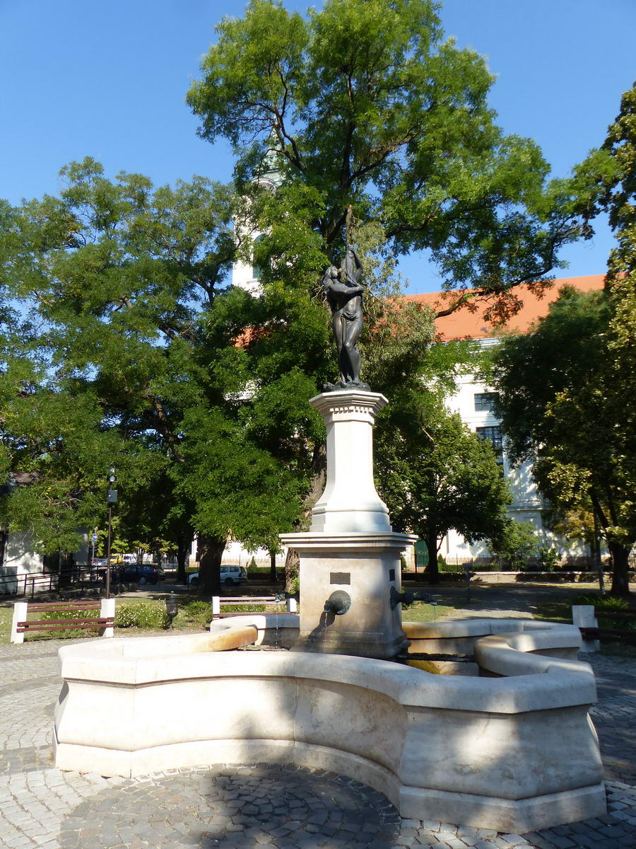 A Kossuth tér parkjában