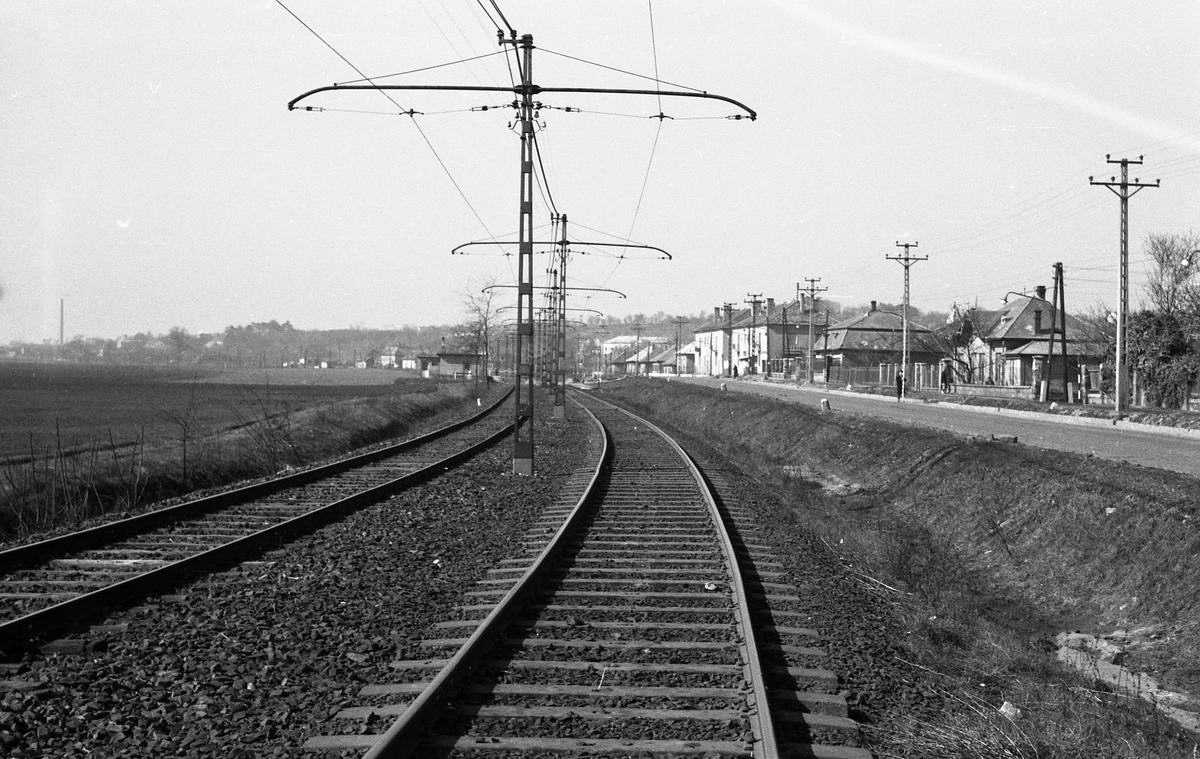 Budatétény főutcája, a Nagytétényi út az 1960-as években...