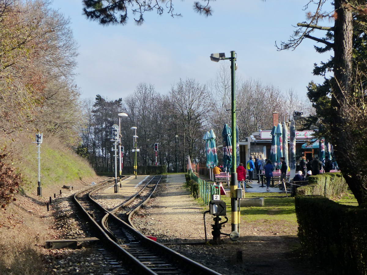 A Szépjuhászné Gyermekvasút megállója