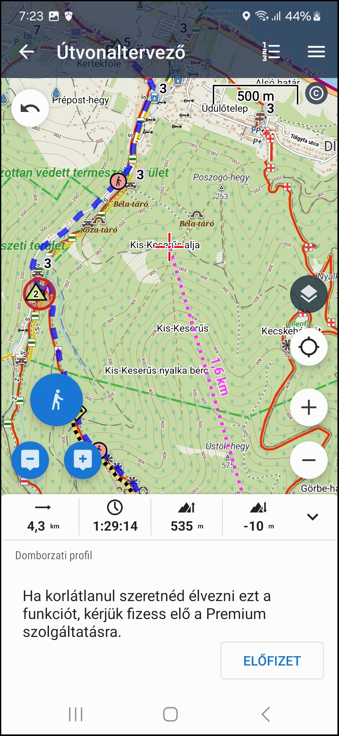  Azonban ha a kis diagramra bökünk, beint nekünk a Locus: a szintmetszetet nem láthatjuk az ingyenes verzióban!