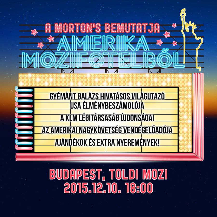 Amerika mozifotelből ESEMÉNY