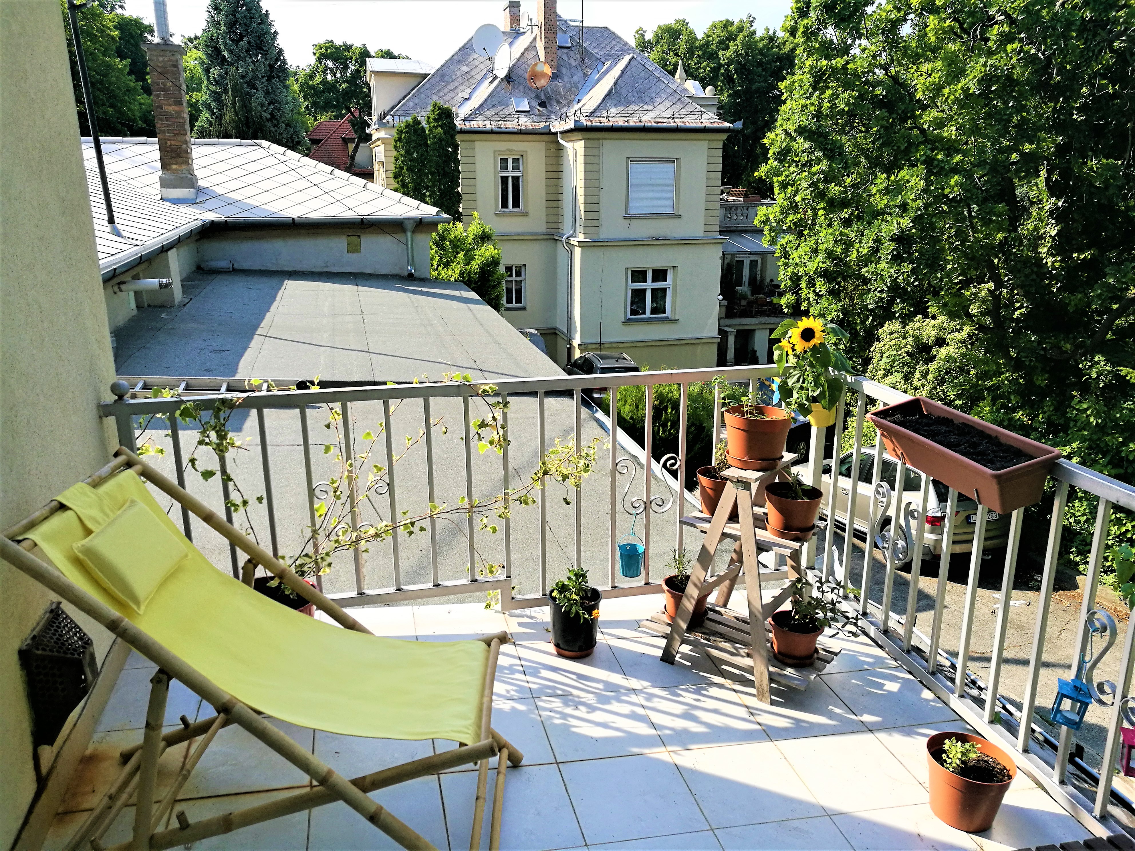 Erkélyzöldítő projekt az egykori Rákosi-villa kertjében – Mimi erkélye