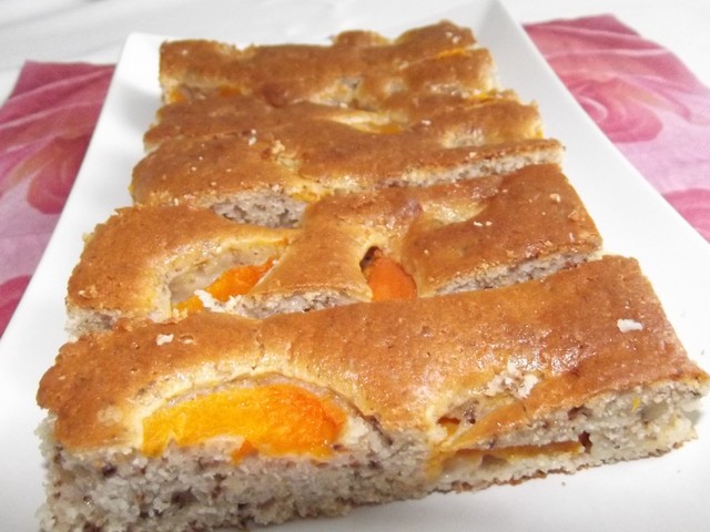 Sárgabarackos sütemény "hamar mama" módra.