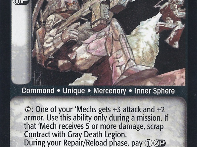 Contract With Gray Death Legion