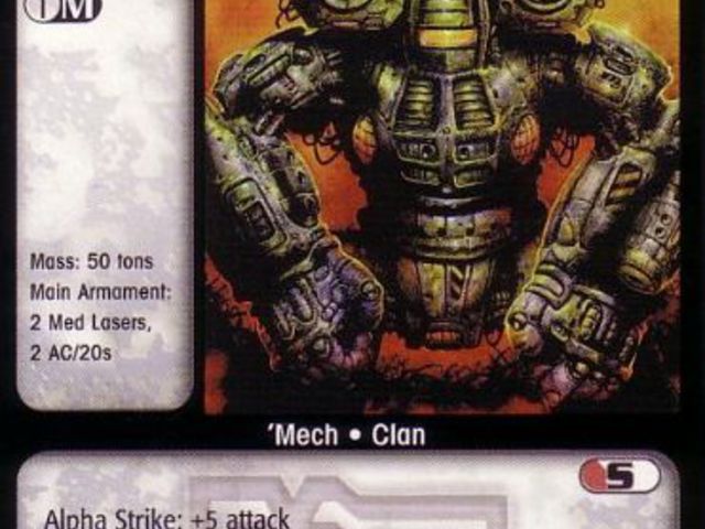 Top 10 Clan 'mech with Alpha Strike option
