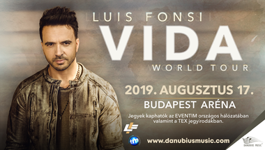 Luis Fonsi Budapesten ad koncertet