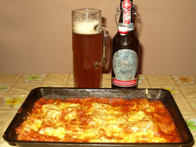 Lasagne kősörrel