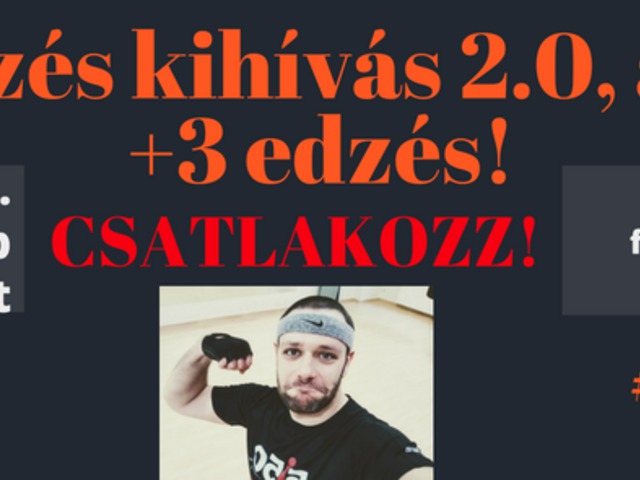 10 edzés kihívás 2.0, avagy +3 edzés!