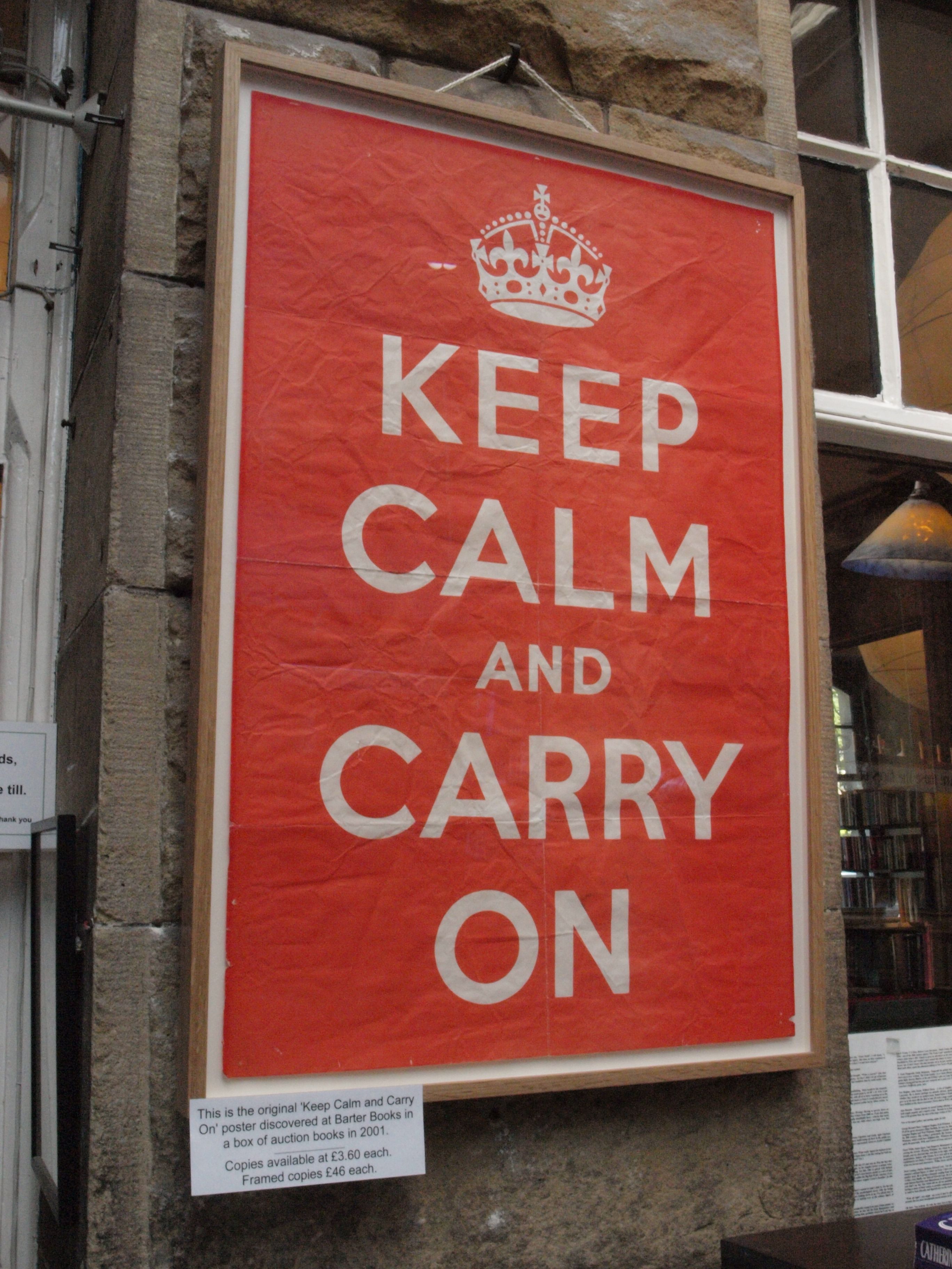 Keep Calm and Carry On- a történet mögötte