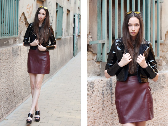 Patent leather