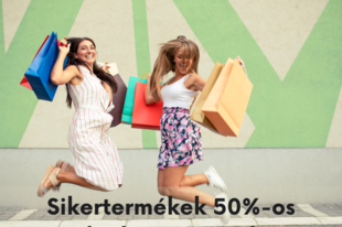 SIKERTERMÉKEK – 50% -OS ÁRON!