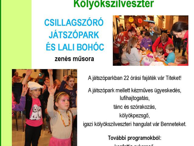 Szilveszteri mulatság gyerekeknek