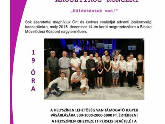 Adventi jótékonysági koncert