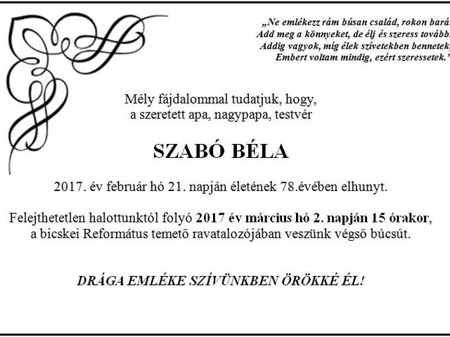 Elhunyt az egykori bicskei rendőrkapitány - A mi Szabó Béla bácsink emlékére