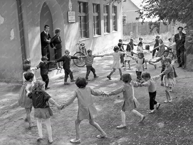 A cigányiskola Bicskén - 1968