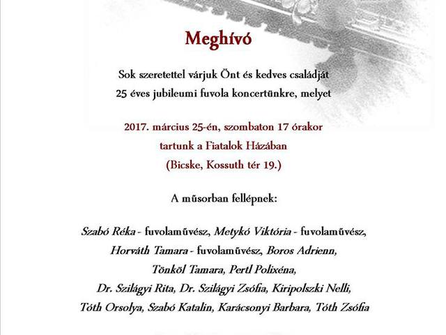Jubileumi fuvolakoncert a Fiatalok Házában - Szombatig már csak négyet kell aludni