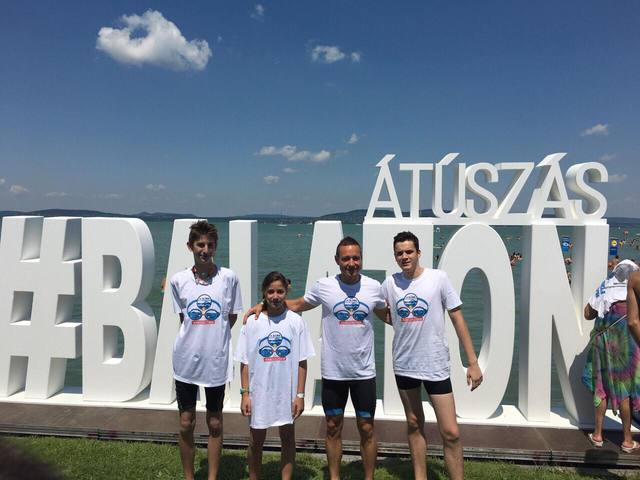 Az idei Balaton-átúszás bicskei mezőnye