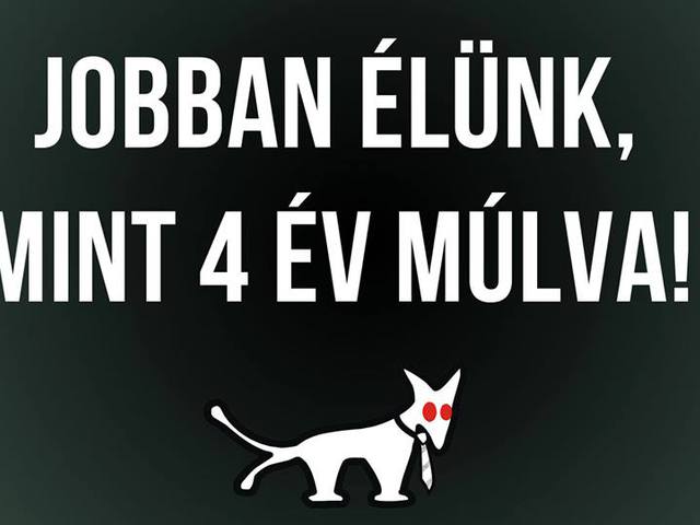 A Magyar Kétfarkú Kutya Párt hirdetése (x)