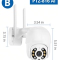 Misecu PTZ-816 Ai kültéri IP kamera