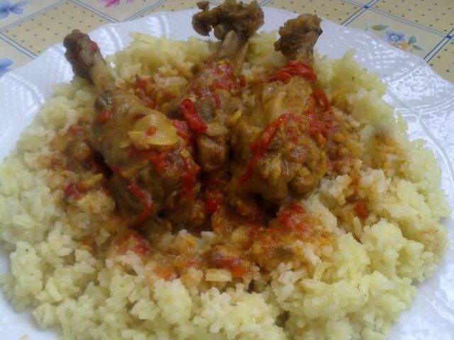 Kacsa szárnytő-curry
