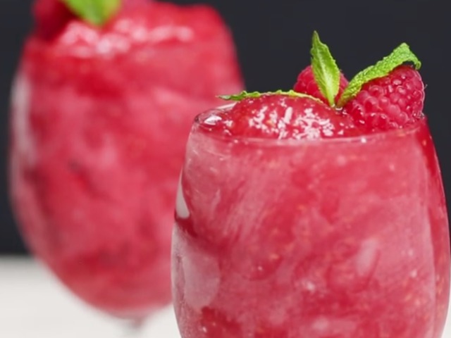Málnás rozé sorbet