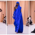 Fantasztikus sziluettek és vibrálás Jean Paul Gaultier x  Olivier Rousteing Couture bemutatóján