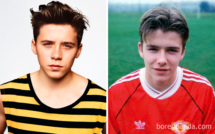  Brooklyn Beckham & David Beckham