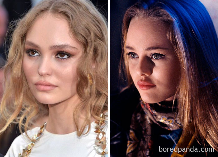 Lily-Rose Melody Depp & Vanessa Paradis 