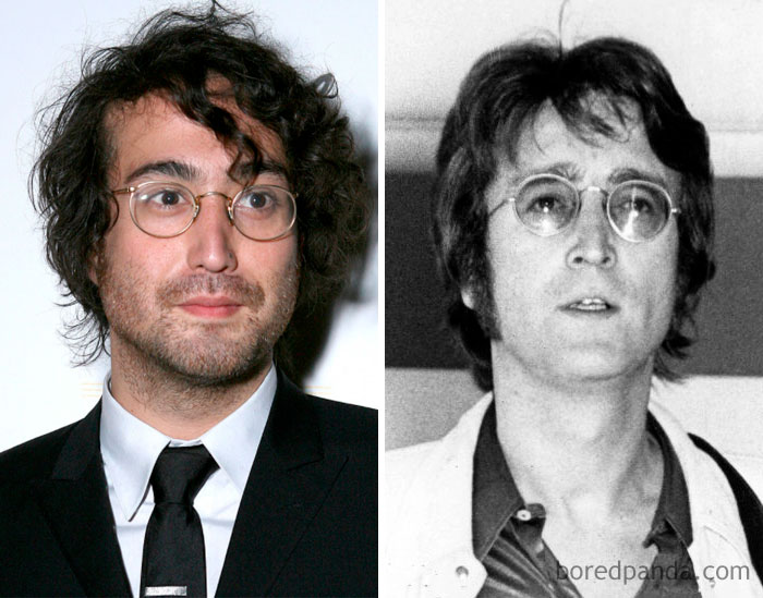 Sean Lennon & John Lennon 