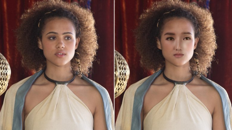 Missandei: Ázsiai vonások afro amerikai helyett<br />