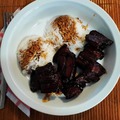 Párolt hasaaljaszalonna - /Hong Shao Rou / 红烧肉 / rizzsel