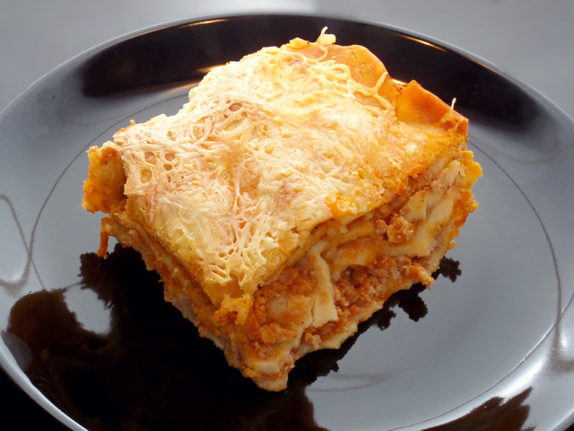 Paradicsomos - fűszeres Lasagne (Házi tésztából)