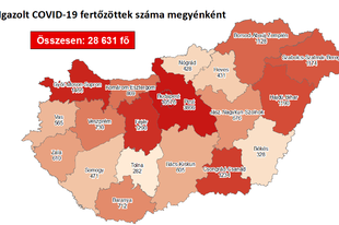 DURVA KORONAVÍRUS ADATOK: 17 halott, 1322 új fertőzött! Csökkent a kórházban lévők száma