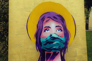 JÖVŐ VASÁRNAPIG LICITÁLHAT A CSODÁS ÉRDI GRAFFITIRE! A mentőket segíti vele