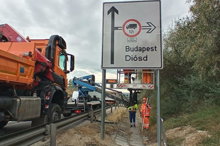 HUSS, KITILTOTTÁK A KAMIONOKAT DIÓSDRÓL! Egy fontos probléma megoldva