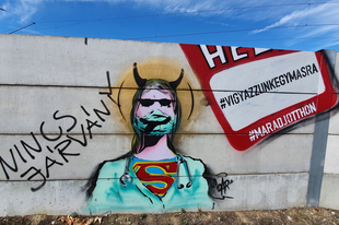 ÖSSZEFIRKÁLTÁK A SZOLIDARITÁS GRAFFITIJÉT ÉRD-ALSÓNÁL! Valakit nagyon zavart