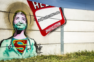 A KORONAVÍRUS-JÁRVÁNY POZITÍV HATÁSA: Érdet ellepték a színes graffitik