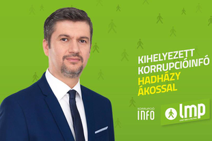 Kihelyezett korrupcióinfó Győrben Hadházy Ákossal